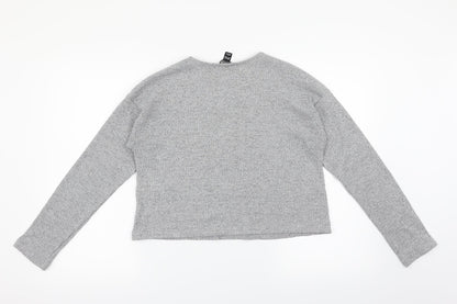 New Look Girls Grey   Pullover Jumper Size 14-15 Years