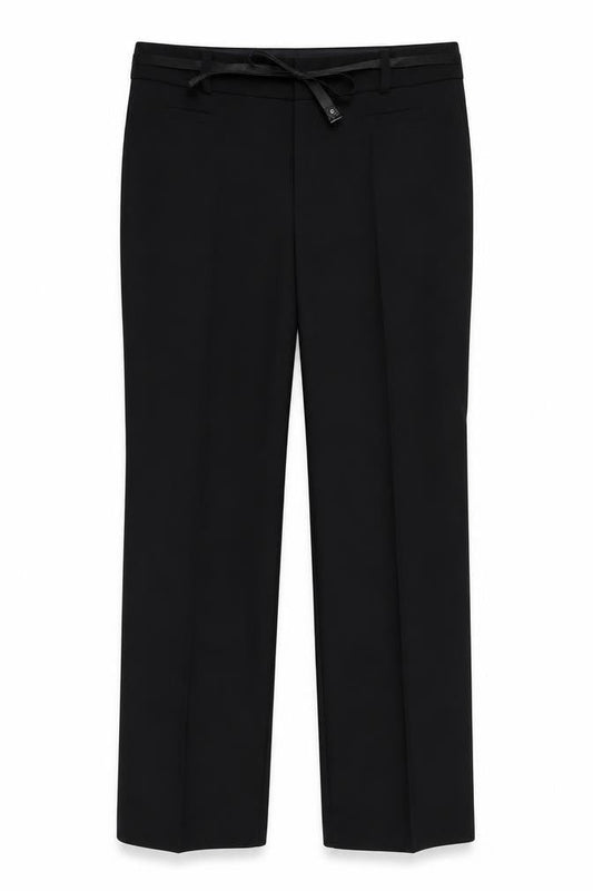 Womens UK Size 18 Select Regular Fit Dress Pants Black Trousers