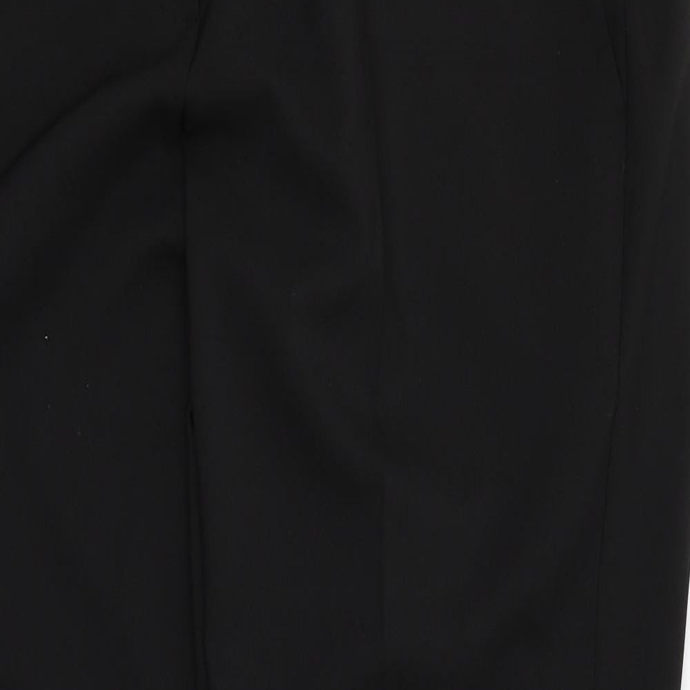 Womens UK Size 18 Select Regular Fit Dress Pants Black Trousers