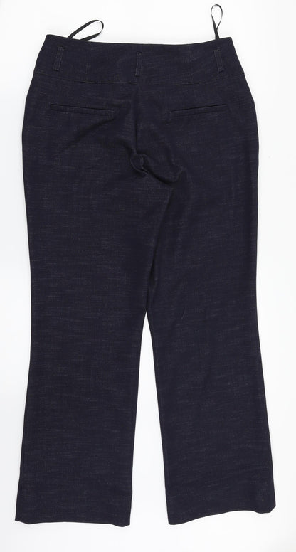 Womens UK Size 12 NEXT Regular Fit Dress Pants Blue Trousers