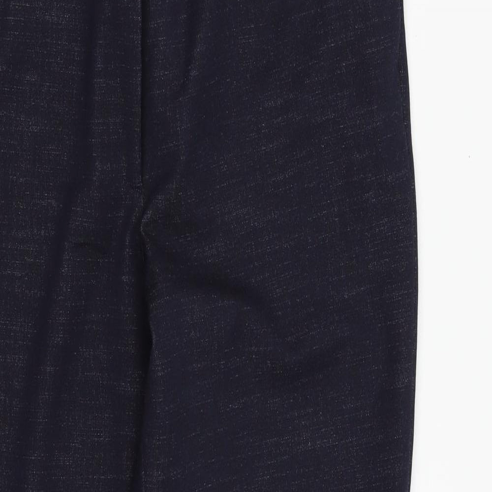 Womens UK Size 12 NEXT Regular Fit Dress Pants Blue Trousers