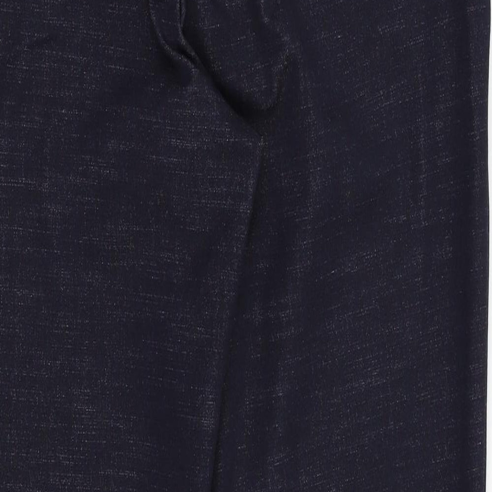 Womens UK Size 12 NEXT Regular Fit Dress Pants Blue Trousers