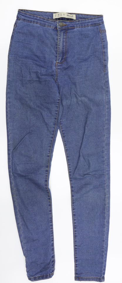 Denim. Co Womens Blue  Denim Skinny Jeans Size 10 L30 in