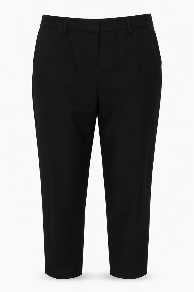 Womens UK Size 10 F&F Regular Fit Dress Pants Black Trousers