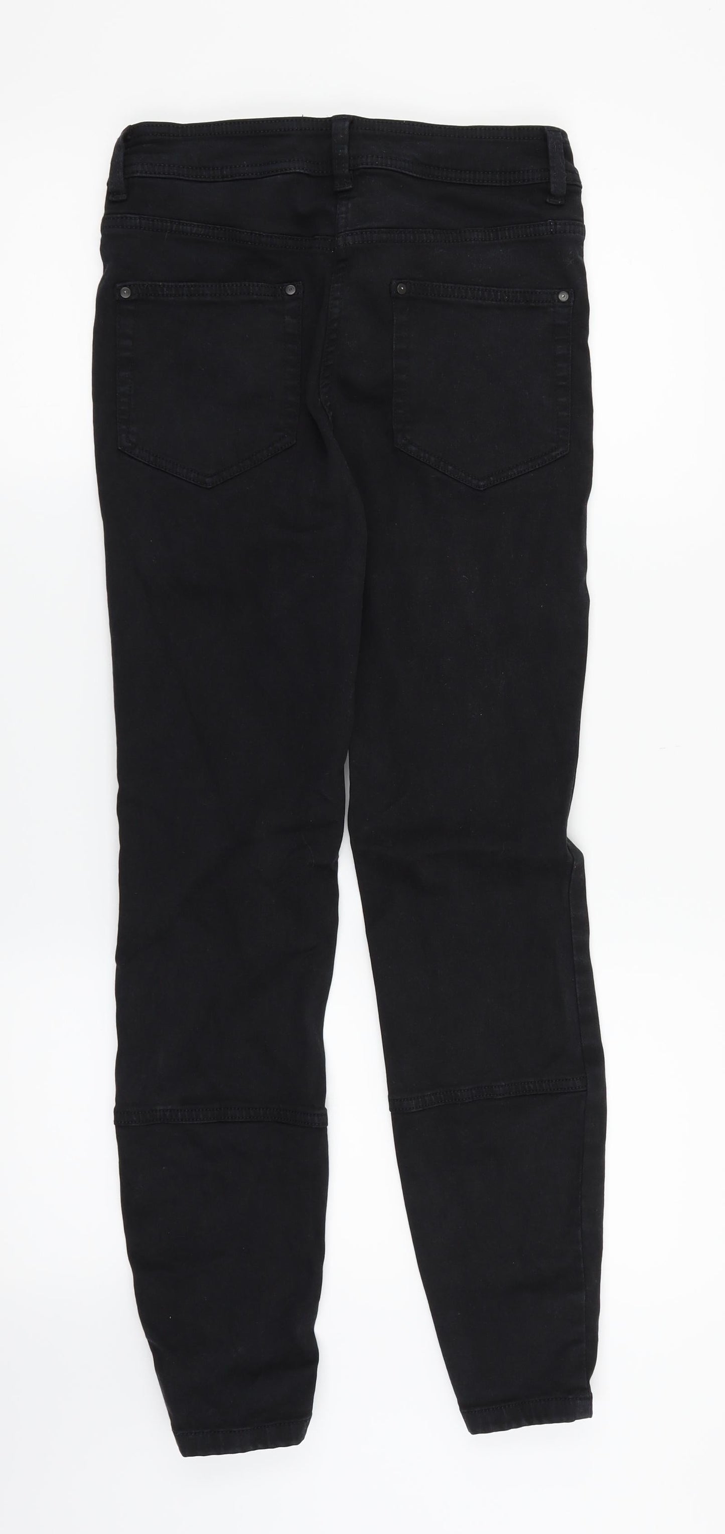 NEXT Womens Black  Denim Skinny Jeans Size 6 L26 in