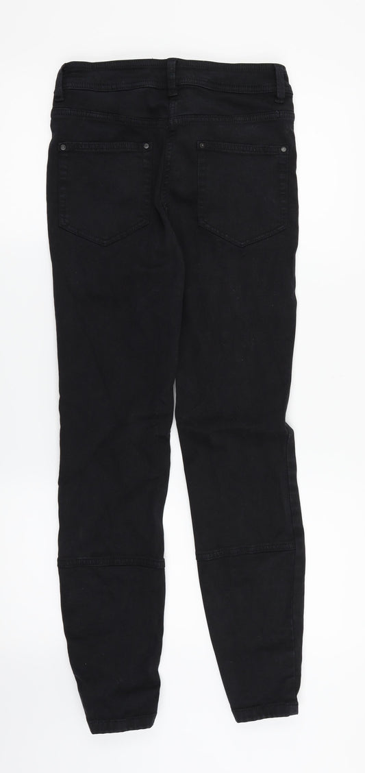 NEXT Womens Black  Denim Skinny Jeans Size 6 L26 in