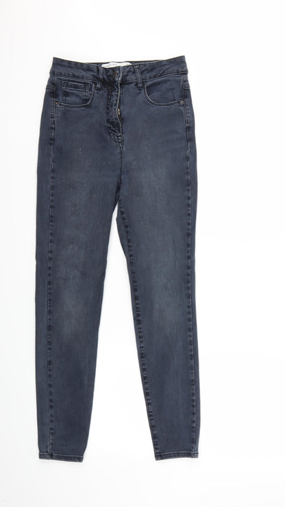 NEXT Womens Grey  Denim Skinny Jeans Size 10 L27 in