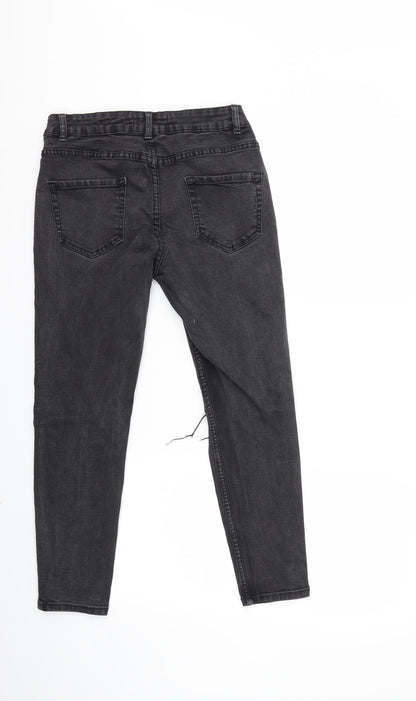 New Look Womens Black  Denim Skinny Jeans Size 10 L23 in