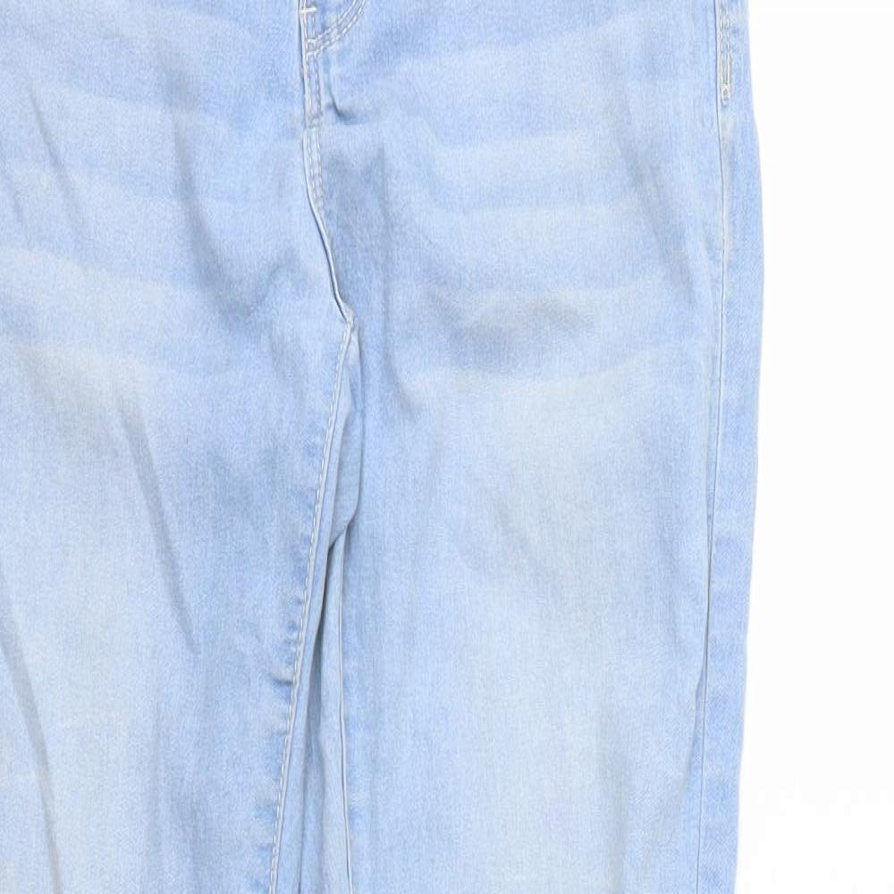 Denim & Co. Womens Blue  Denim Skinny Jeans Size 10 L29 in