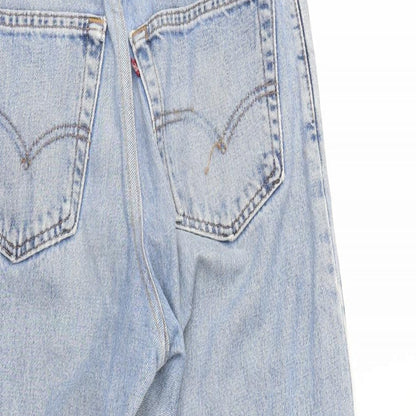 Womens UK Size 30 in Preworn Regular Fit Cropped Blue Jeans