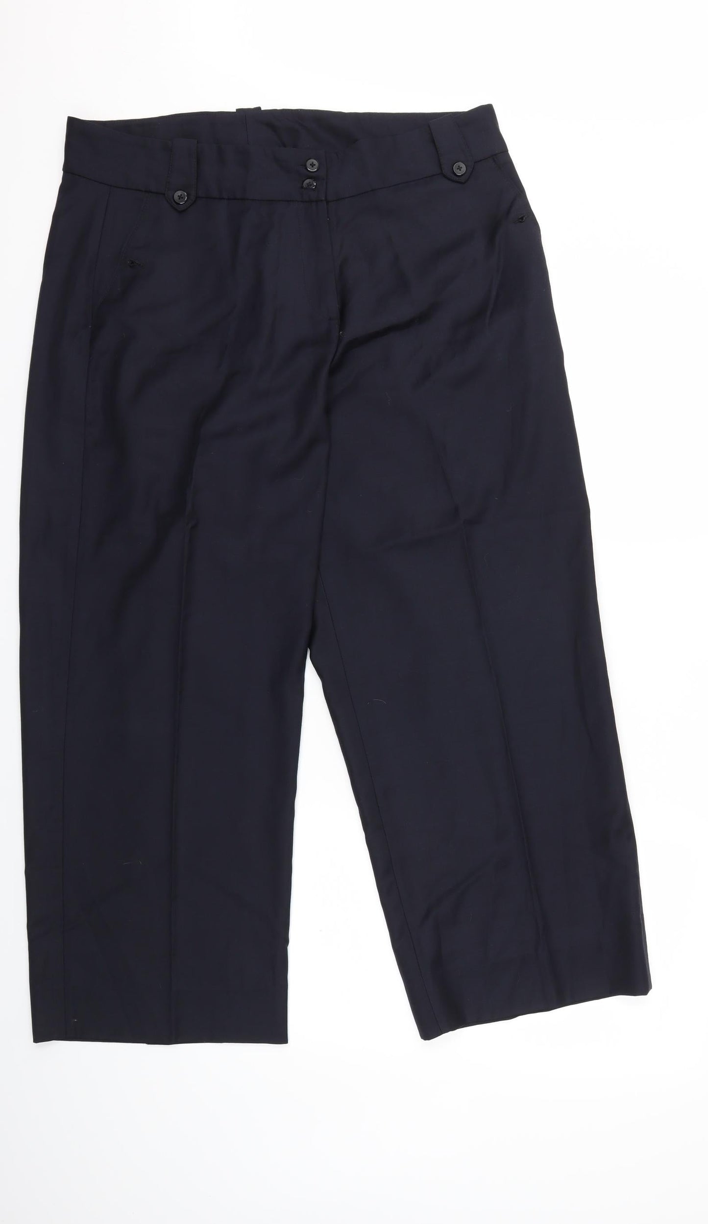Womens UK Size 36 in Preworn Regular Fit  Blue Trousers