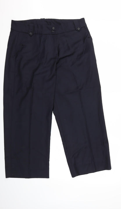 Womens UK Size 36 in Preworn Regular Fit  Blue Trousers