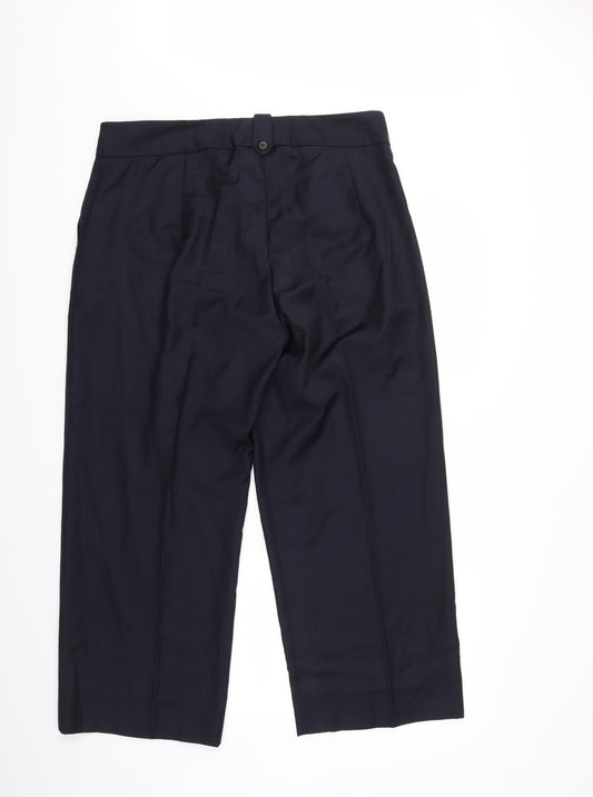 Womens UK Size 36 in Preworn Regular Fit  Blue Trousers