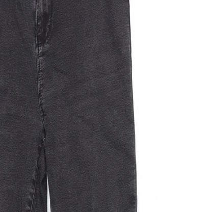 Denim & Co. Womens Grey  Denim Skinny Jeans Size 14 L26 in