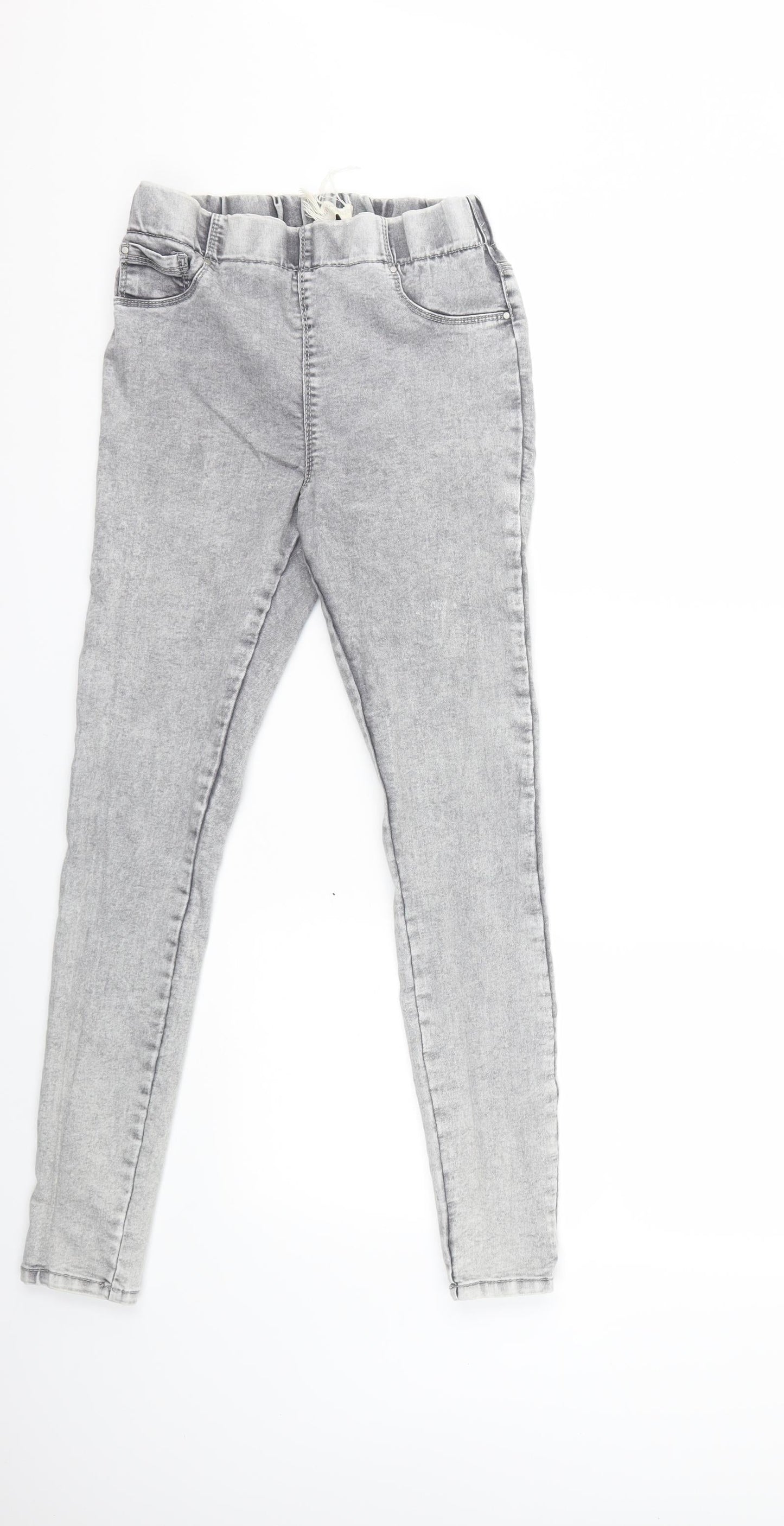 Womens UK Size 10 Papaya Regular Fit Jegging Grey Jeans