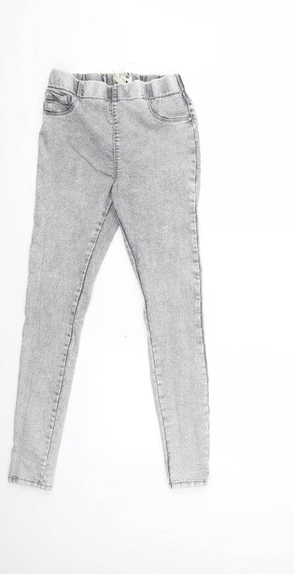 Womens UK Size 10 Papaya Regular Fit Jegging Grey Jeans