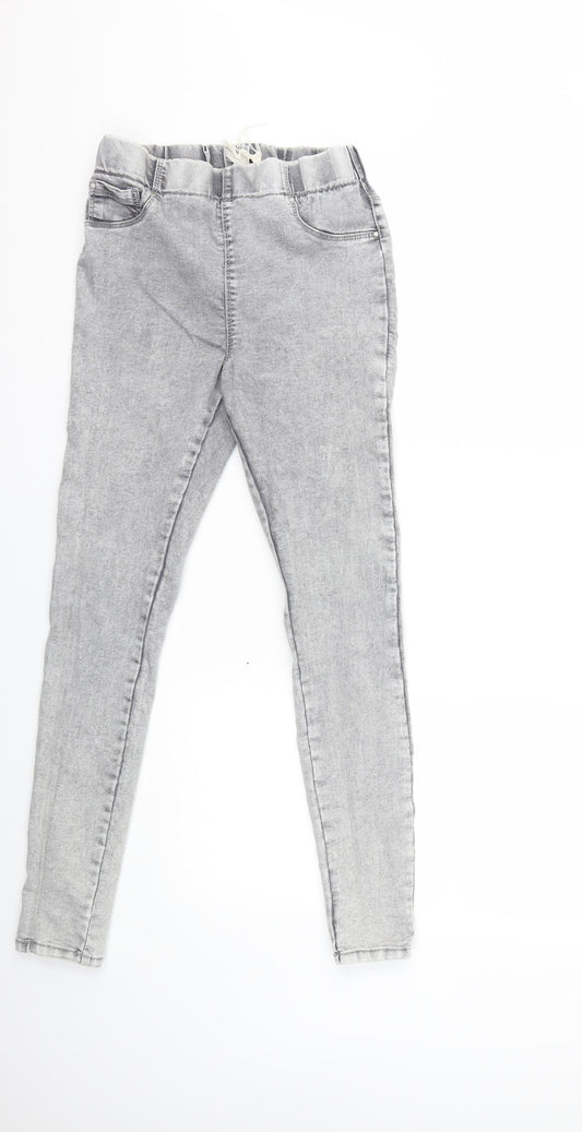Womens UK Size 10 Papaya Regular Fit Jegging Grey Jeans
