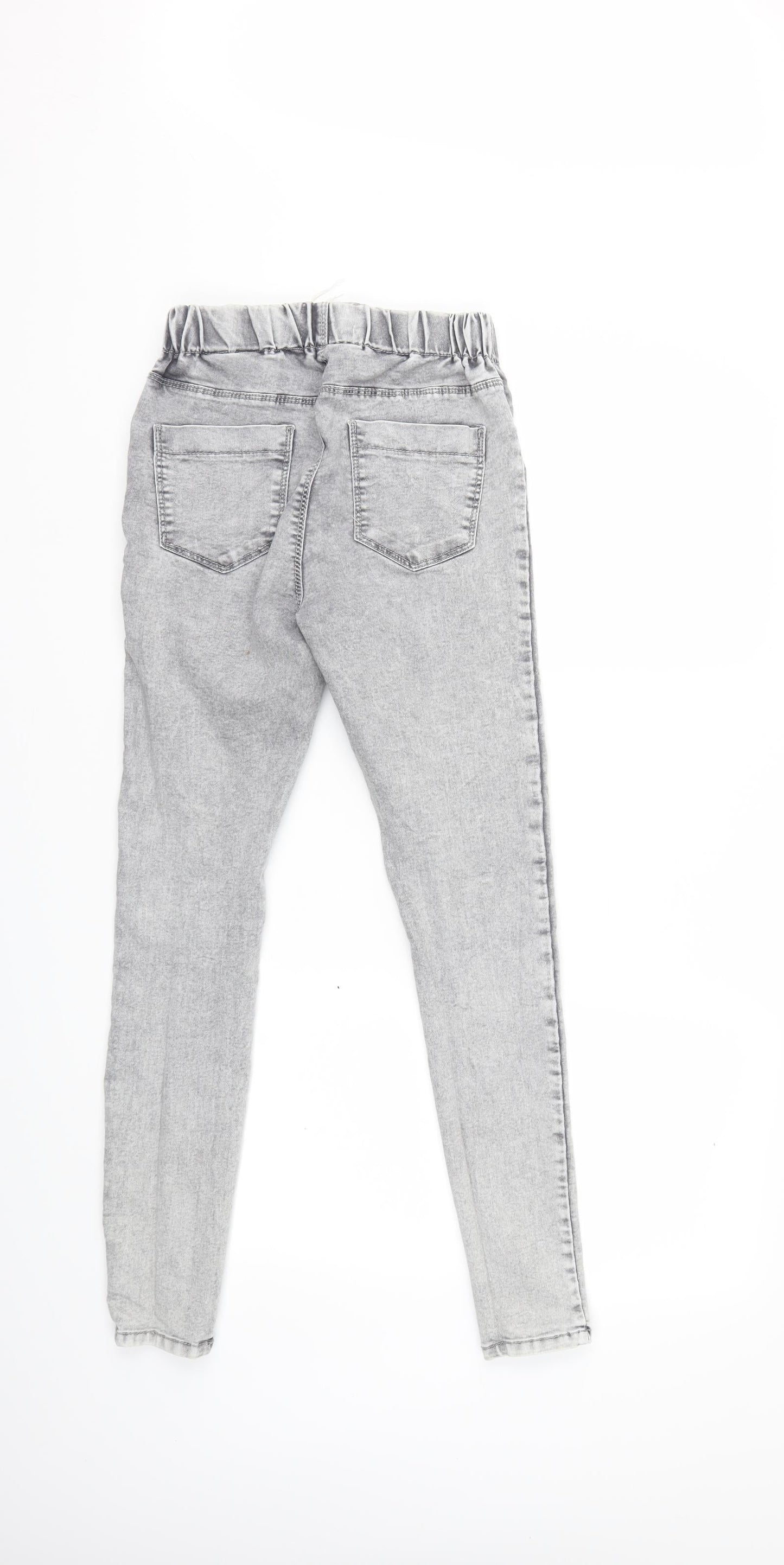 Womens UK Size 10 Papaya Regular Fit Jegging Grey Jeans