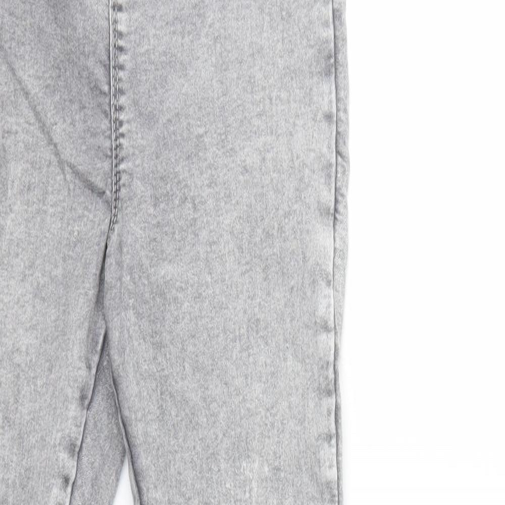 Womens UK Size 10 Papaya Regular Fit Jegging Grey Jeans