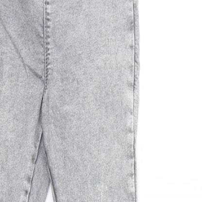 Womens UK Size 10 Papaya Regular Fit Jegging Grey Jeans
