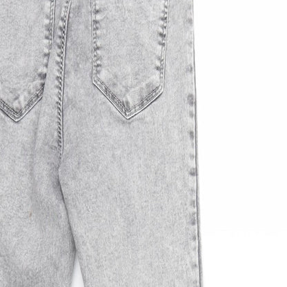 Womens UK Size 10 Papaya Regular Fit Jegging Grey Jeans