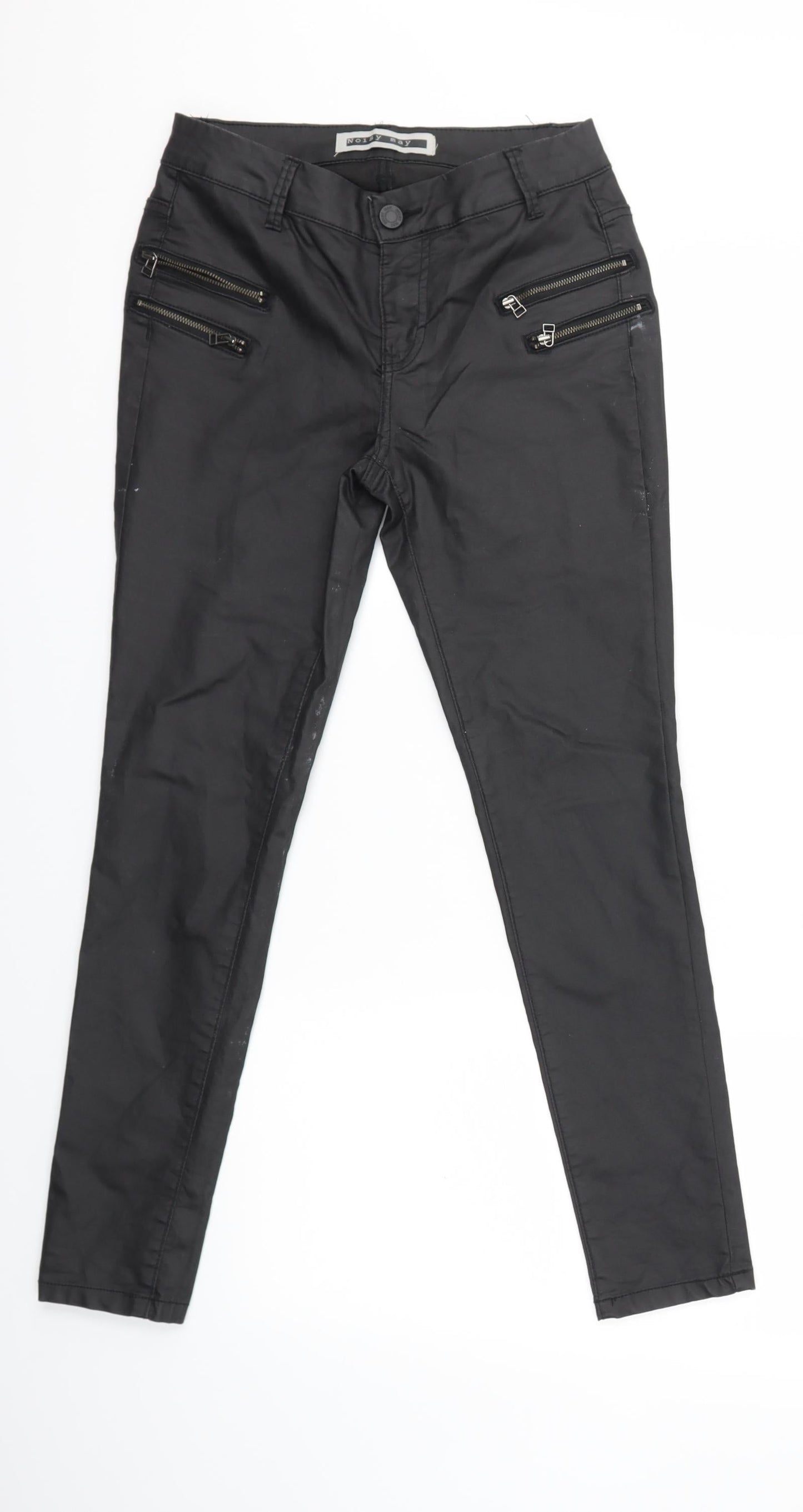 Womens UK Size 26 in Noisy may Regular Fit  Black Trousers