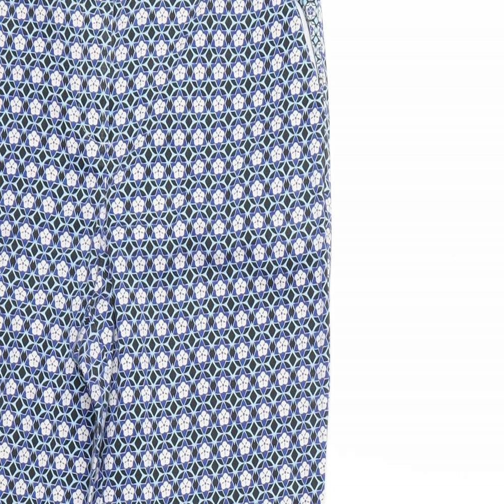 Womens UK Size 10 Topshop Regular Fit  Blue Trousers