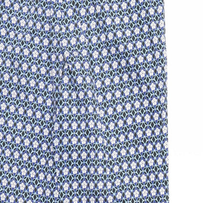 Womens UK Size 10 Topshop Regular Fit  Blue Trousers