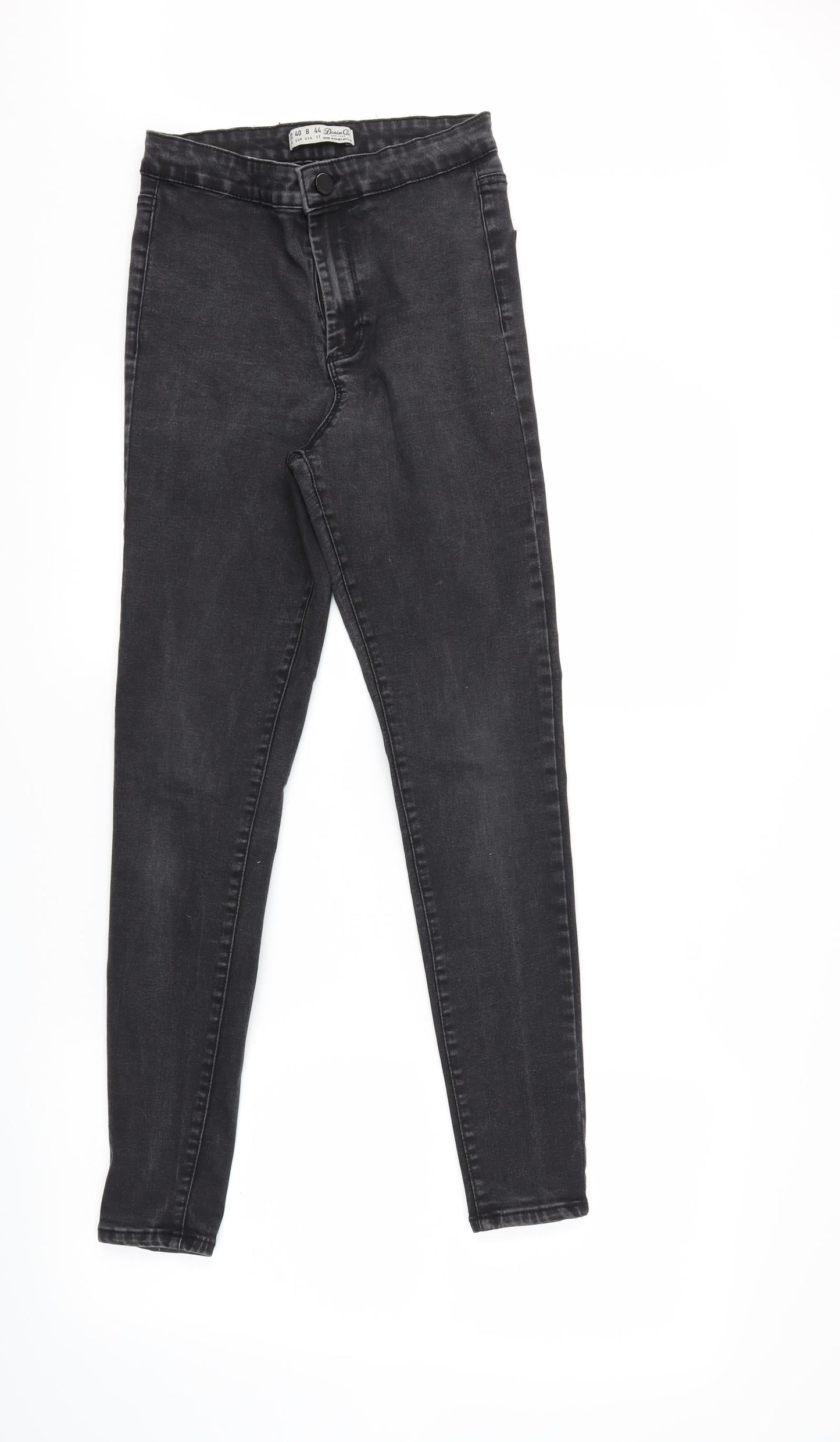 Denim & Co. Womens Black  Denim  Jeans Size 12 L27 in