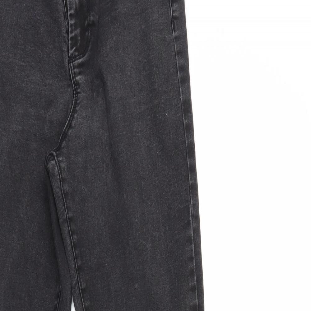 Denim & Co. Womens Black  Denim  Jeans Size 12 L27 in