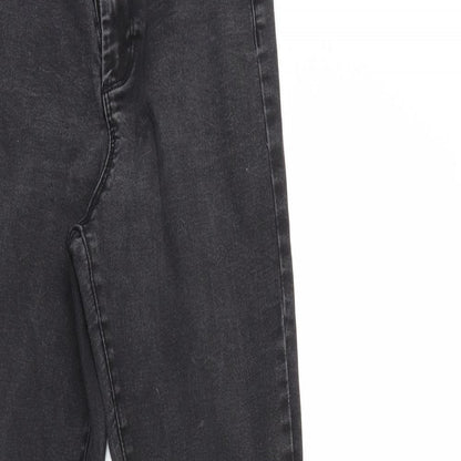 Denim & Co. Womens Black  Denim  Jeans Size 12 L27 in