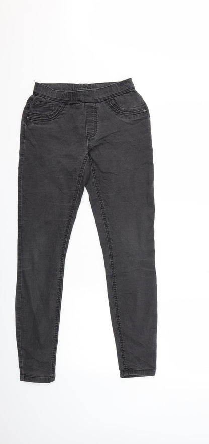 Yessica Womens Grey  Denim Jegging Jeans Size 8 L28 in