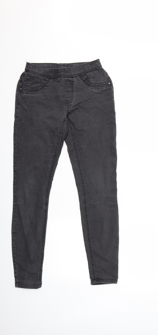 Yessica Womens Grey  Denim Jegging Jeans Size 8 L28 in