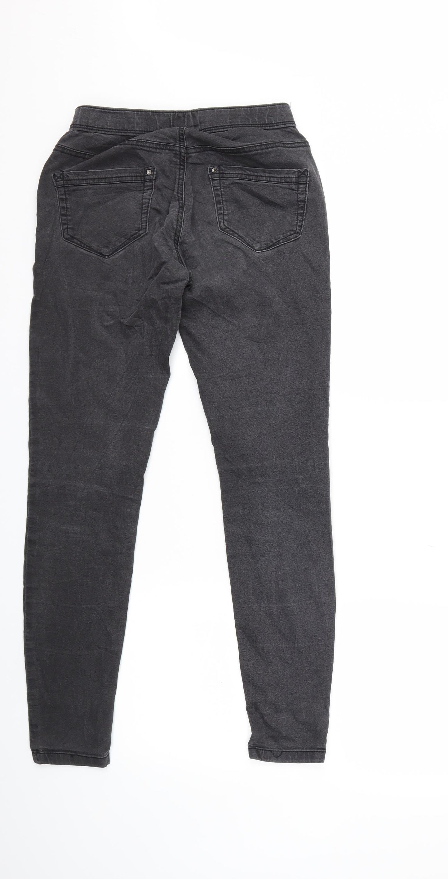 Yessica Womens Grey  Denim Jegging Jeans Size 8 L28 in