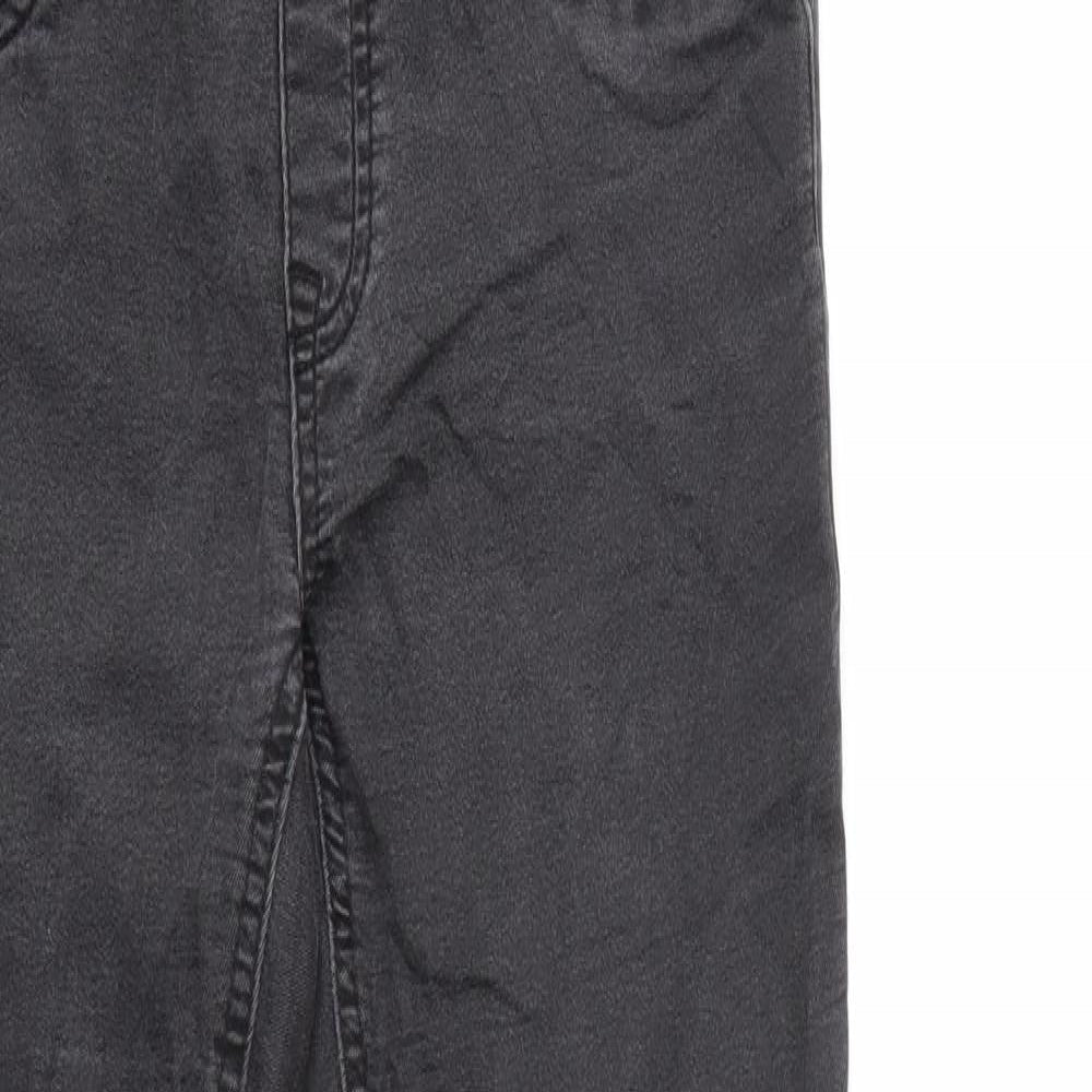 Yessica Womens Grey  Denim Jegging Jeans Size 8 L28 in