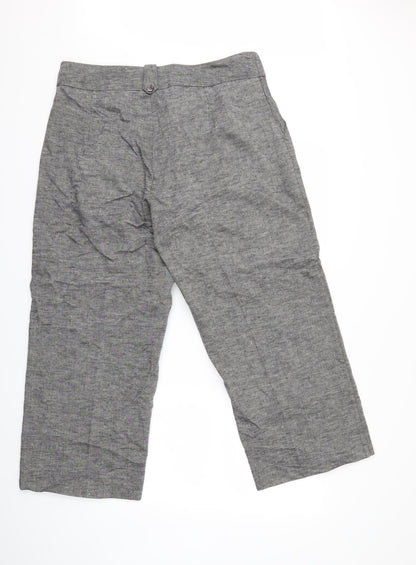 Womens UK Size 34 in Preworn Regular Fit  Grey Trousers