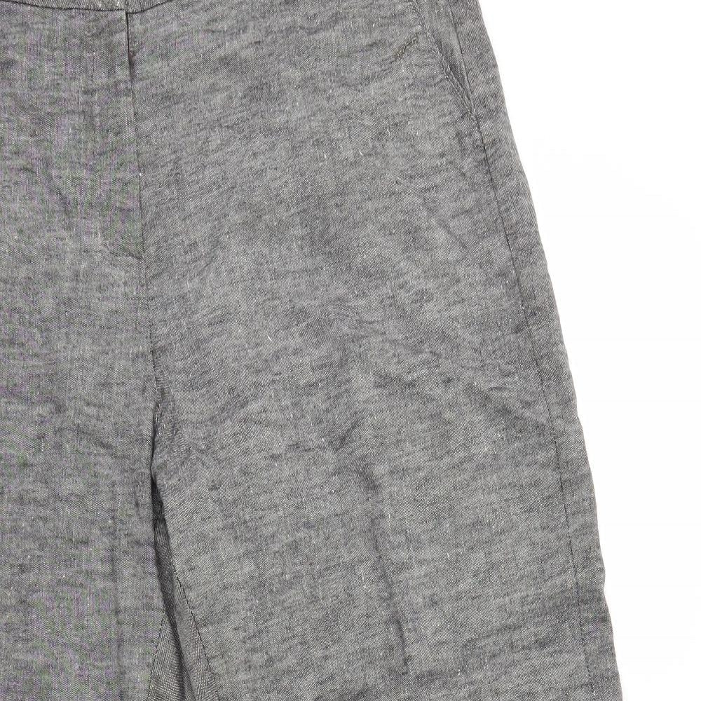 Womens UK Size 34 in Preworn Regular Fit  Grey Trousers