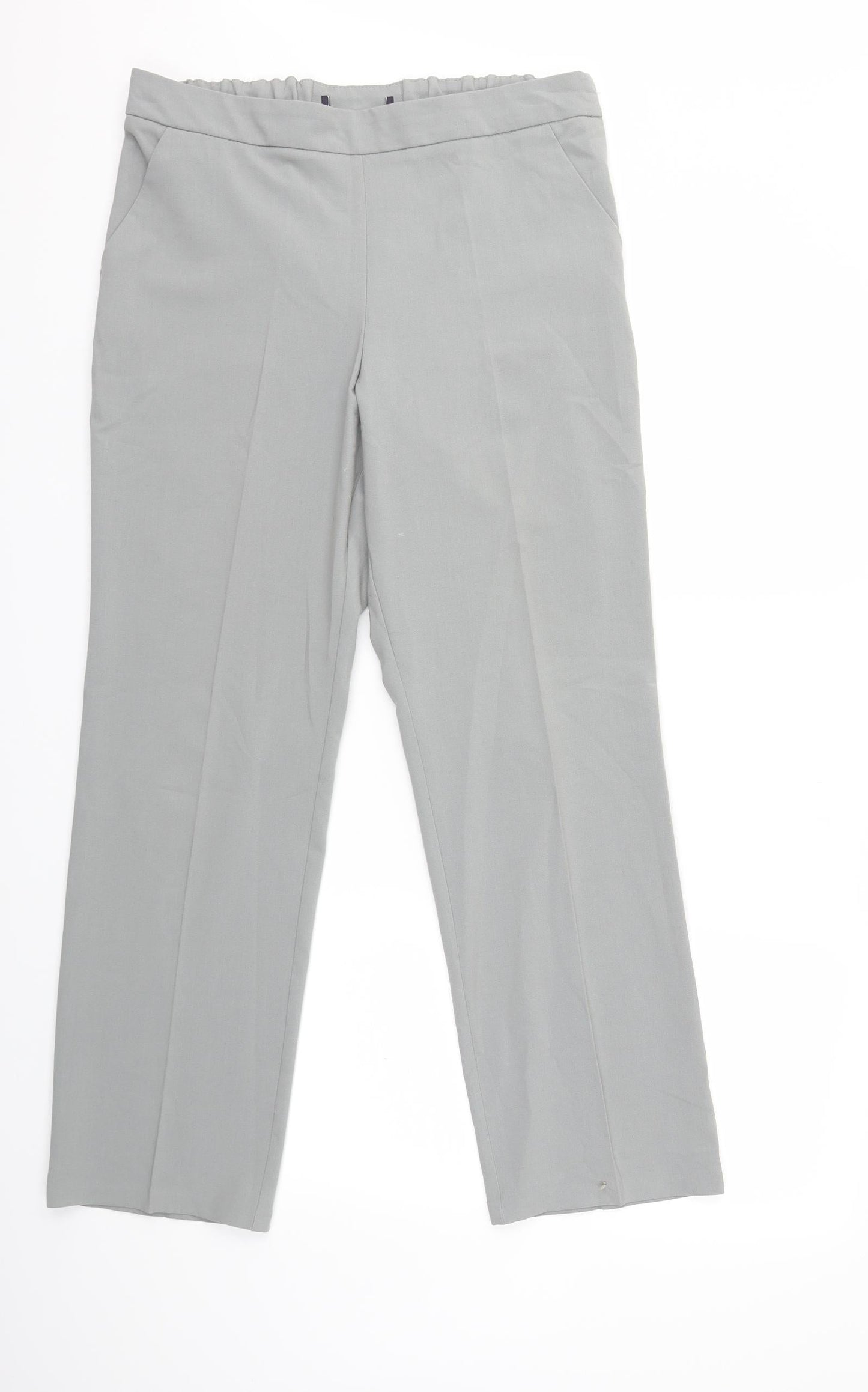 Womens UK Size 32 in Preworn Regular Fit  Grey Trousers