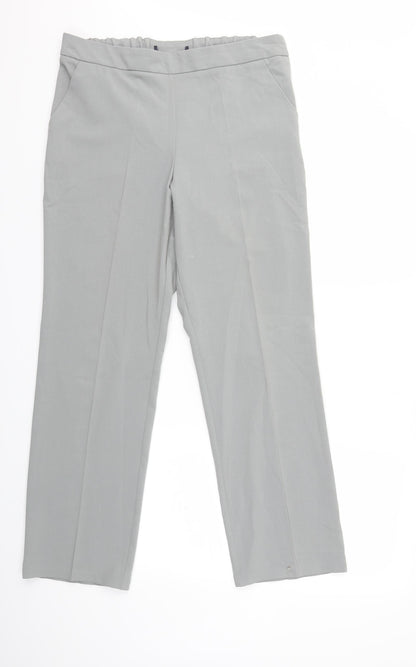 Womens UK Size 32 in Preworn Regular Fit  Grey Trousers