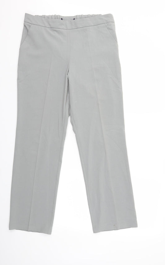 Womens UK Size 32 in Preworn Regular Fit  Grey Trousers