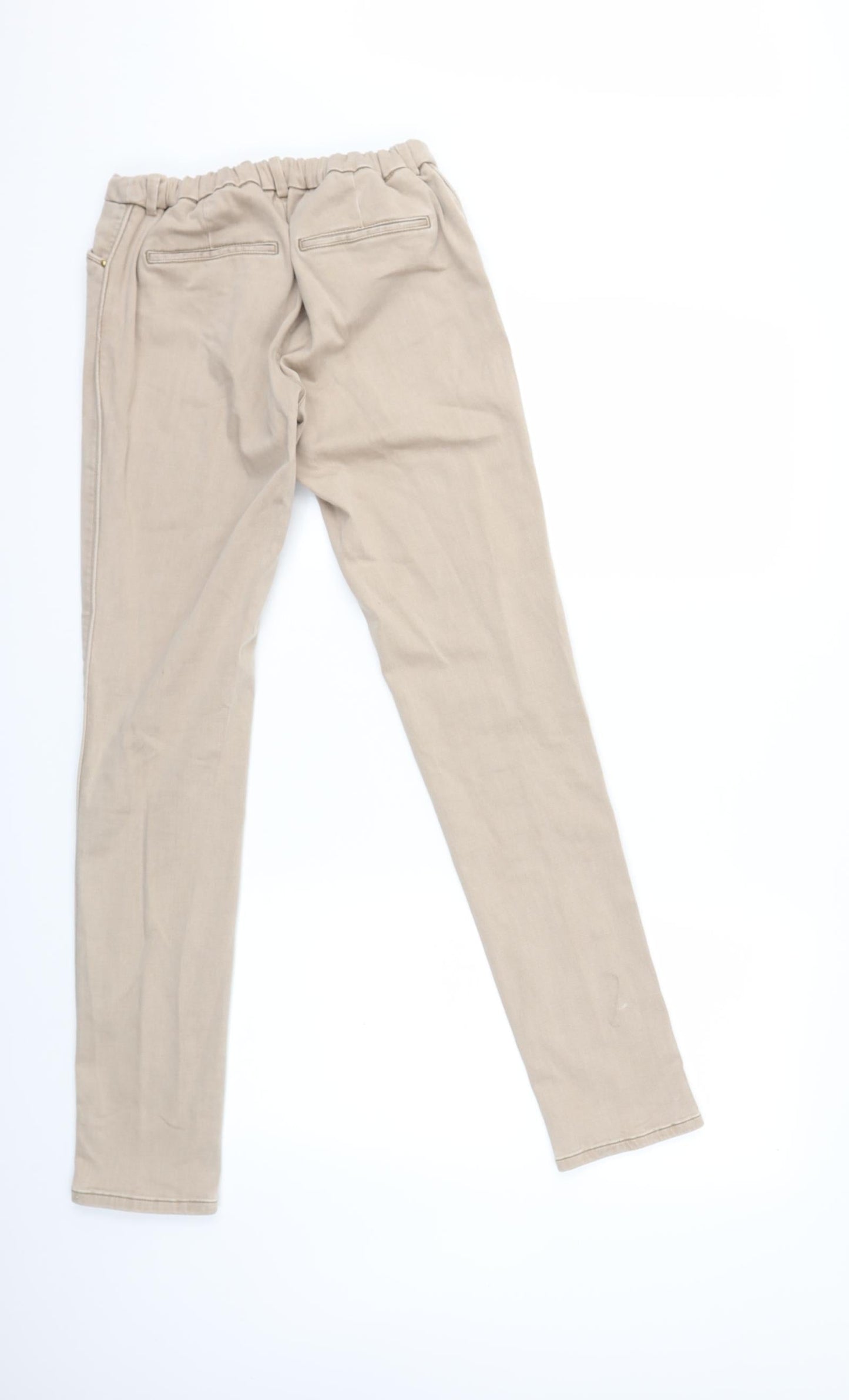 Womens UK Size 28 in Preworn Regular Fit Skinny Beige Jeans