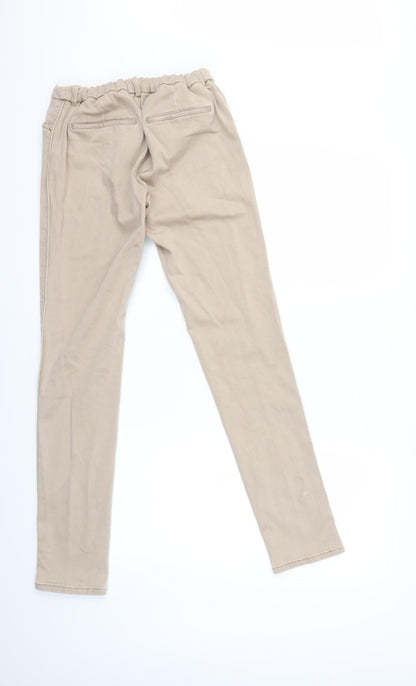 Womens UK Size 28 in Preworn Regular Fit Skinny Beige Jeans