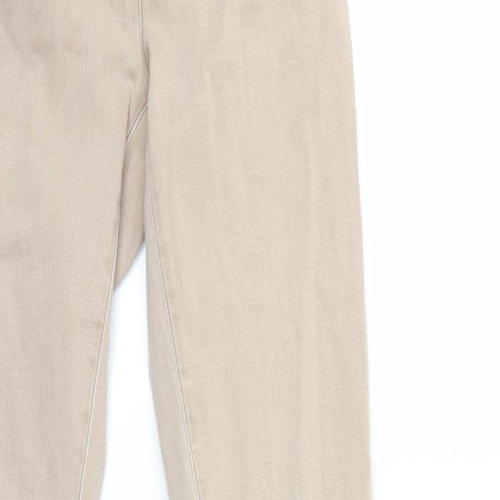 Womens UK Size 28 in Preworn Regular Fit Skinny Beige Jeans