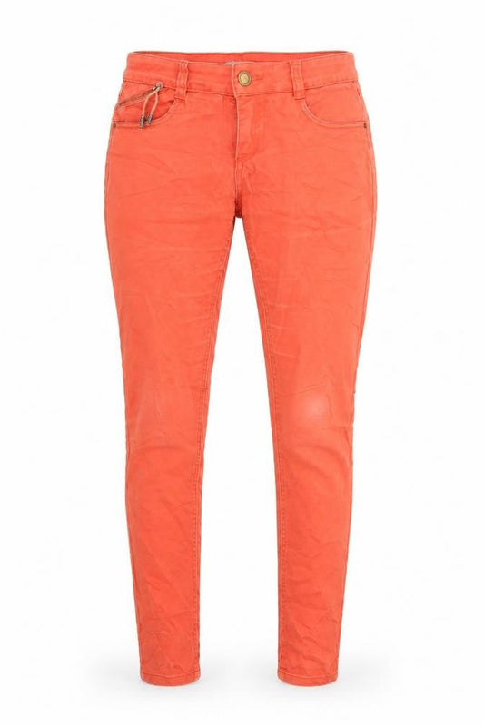 Womens UK Size 30 in ORSAY Regular Fit Straight Orange Jeans