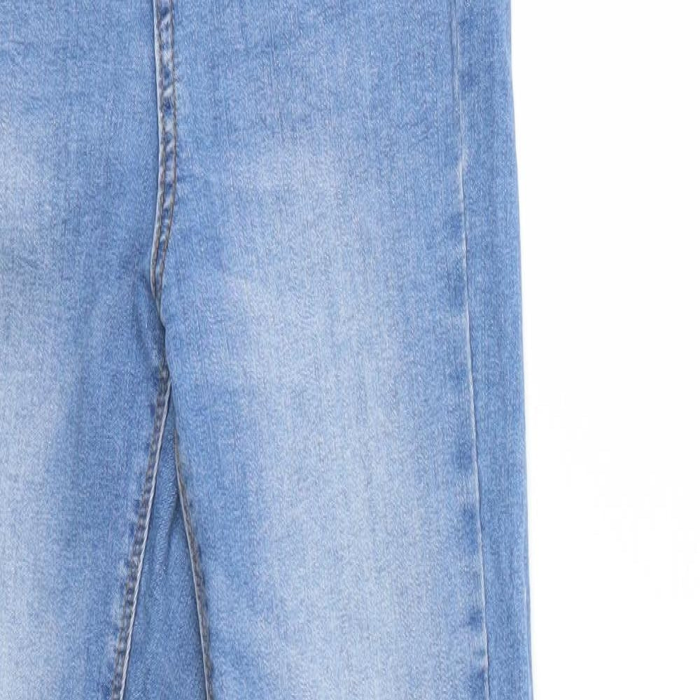 Denim & Co. Womens Blue  Denim Skinny Jeans Size 10 L30 in