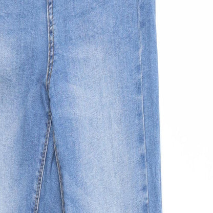 Denim & Co. Womens Blue  Denim Skinny Jeans Size 10 L30 in