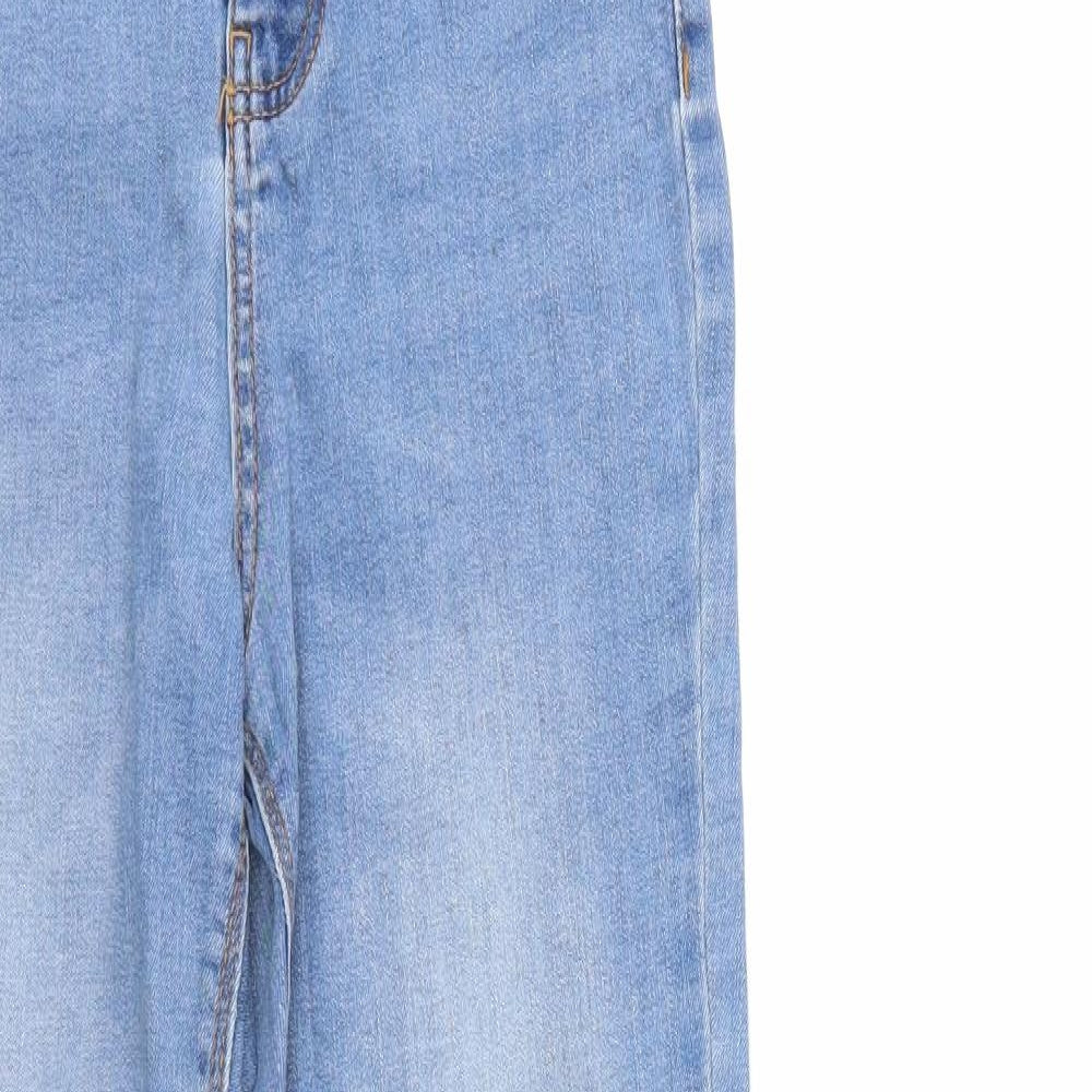Denim & Co. Womens Blue  Denim Skinny Jeans Size 10 L30 in