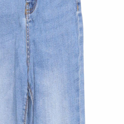 Denim & Co. Womens Blue  Denim Skinny Jeans Size 10 L30 in