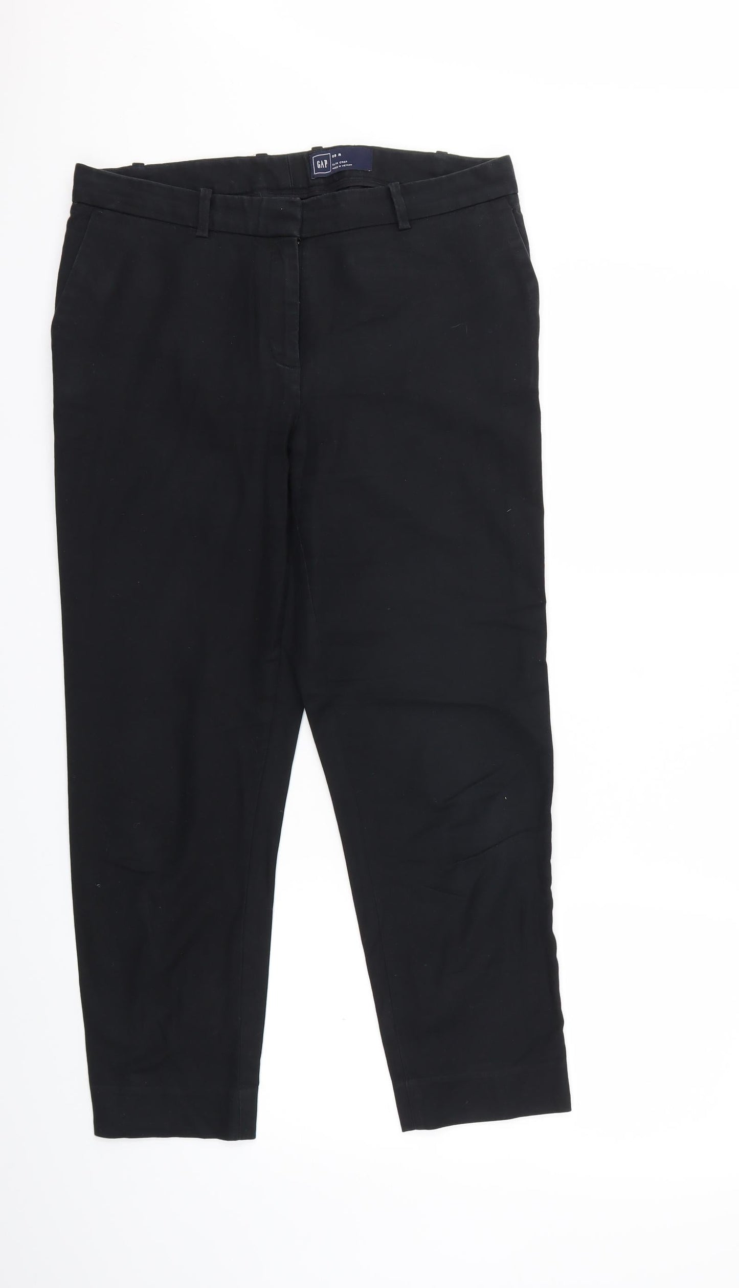 Womens UK Size 34 in Gap Regular Fit  Black Trousers