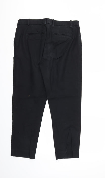 Womens UK Size 34 in Gap Regular Fit  Black Trousers